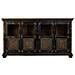 Credenza In Legno, Vetro E Metallo Marrone 170x40x90 - Foto miniatura 4