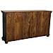 Credenza In Legno, Vetro E Metallo Marrone 170x40x90 - Foto miniatura 5