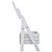 Cesto In Legno Con Bordo Bianco 26x16x43h - Foto miniatura 4