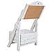 Cesto In Legno Con Bordo Bianco 26x16x43h - Foto miniatura 5