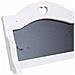 Cesto In Legno Con Bordo Bianco 26x16x43h - Foto miniatura 6