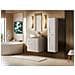 | Set di mobili da bagno - 60 cm & 136 cm - Cashmere opaco - Design funzionale - Mobili da bagno eleganti - Armadio alto da bagno - CLASSIC - Foto miniatura 8