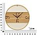 Orologio Da Parete Fuji Con Inserti In Paglia Di Vienna E Legno - Foto miniatura 6