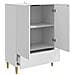 Credenza Bianco Lucido 66 x 34,5 x 95 cm Legno ingegnerizzato - Foto miniatura 2