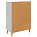 Credenza Bianco Lucido 66 x 34,5 x 95 cm Legno ingegnerizzato - Foto miniatura 5