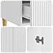 Credenza Bianco Lucido 66 x 34,5 x 95 cm Legno ingegnerizzato - Foto miniatura 6