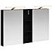 Set di Armadi da Bagno con porta 3 pcs 100 x 10,5 x 60,5 cm - Foto miniatura 1