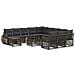 Set Divano da Giardino 13 pcs Grigio polyrattan - Foto miniatura 1