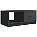 Tavolino da salotto Nero 90 x 50 x 37 cm Legno ingegnerizzato - Foto miniatura 1