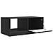 Tavolino da salotto Nero 90 x 50 x 37 cm Legno ingegnerizzato - Foto miniatura 3