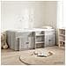 Struttura Letto Loft con Mobile con porta 3 pz Sonoma grigio - Foto miniatura 2