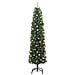 Albero di Natale artificiale con 300 LED Verde 240 cm - Foto miniatura 3
