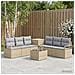 Set di divani 8 pz Beige e Grigio Chiaro - Foto miniatura 8