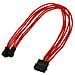 900300015 4-pin molex 2 x 3-pin molex Rosso cavo di interfaccia e adattatore - Foto miniatura 1