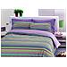 Copritrapunta In Cotone Fantasia Baia Matrimoniale Lilla - Foto miniatura 1