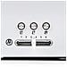 Tostapane TP9101 a 4 Fette Potenza 1630 W Colore Bianco - Foto miniatura 3