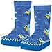 Scarpe A Calzino Con Suola Antiscivolo - Stelle, Pantofole Unisex - Bambini, Blu Blau 7, 23/26 Eu - Foto miniatura 2