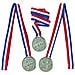 Set Di 12 Medaglie Plastica Bambini Vincitore Compleanno Medal Games Winner - Foto miniatura 1
