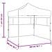 Gazebo Pieghevole Professionale 2 Pareti 2x2m Acciaio Blu - Foto miniatura 5