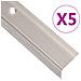 Profili A L Per Gradini 5 Pz In Alluminio 100 Cm Champagne - Foto miniatura 1
