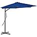 Ombrellone con Palo in Acciaio Blu 300x230 cm - Foto miniatura 1