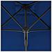 Ombrellone con Palo in Acciaio Blu 300x230 cm - Foto miniatura 2