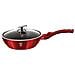 24 Cm Granito Frypan Berlinger Haus Rosso Metallico Linea Bh-1259 - Foto miniatura 3