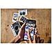 Fotocamera Istantanea Instax Mini Evo Hybrid 50 x 76 mm Colore Nero / Argento - Foto miniatura 4