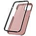 Cover Iphone 13 Pro Retro Rigido E Fronte Flessibile - Rose Gold - Foto miniatura 1