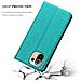 Custodia Compatibile Con Xiaomi Mi 11 Lite (4g / 5g) / 11 Lite Ne In Turchese Petrolio - Coperchio Protettiva Con Chiusura Magnetica, Funzione Stand E Tasca Per Le Carte - Foto miniatura 7