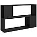 Libreria Nera 100x24x63 cm in Truciolato - Foto miniatura 1