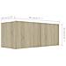 Set di Mobili Porta TV 2 pz Rovere Sonoma in Legno Multistrato - Foto miniatura 4