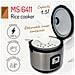 Cuociriso MS 6411 Capacità 1.5 litri Potenza 1000 W Colore Nero / Inox - Foto miniatura 7