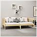 Divano Letto con Materasso 90x200 cm Legno Massello di Pino - Foto miniatura 3