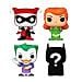 Bitty Pop! Dc - Harley Quinn 4pk Vinyl Figures 2 Cm - Foto miniatura 1