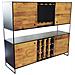 Pinus Black - Credenza In Legno Massiccio - Foto miniatura 1