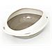 Lettiera Toilette Per Gatti Ovale 57x40x19cm Modello 700089 Colore Beige - Foto miniatura 1