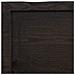 Ripiano Marrone Scuro 120x40x (2-6) cm Massello Rovere Trattato - Foto miniatura 2