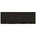 Ripiano Marrone Scuro 120x40x (2-6) cm Massello Rovere Trattato - Foto miniatura 5