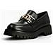 Fl7ilrlea14 Mocassino College Scarpe Fashion Pelle Nero Nero 38 - Foto miniatura 1