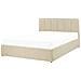 Letto Contenitore Tessuto Dreux 140 X 200 Cm Beige - Foto miniatura 6