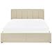 Letto Contenitore Tessuto Dreux 140 X 200 Cm Beige - Foto miniatura 14
