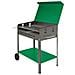 Barbecue Bbq A Carbone Appoggi Laterali Ruote Coperchio Griglia 517 - Foto miniatura 1