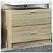 Mobile Sottolavabo Rovere Sonoma 78x37x59 Cm In Truciolare - Foto miniatura 1