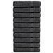 Asciugamani Bagno SOLUND 10 pz Antracite 100x150cm 600gsm - Foto miniatura 1
