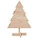 Albero Di Natale Decorativo In Legno 70 Cm In Legno Massello - Foto miniatura 3