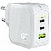 Caricabatterie Green Cell White 65w Gan Gc Powergan Per Laptop, Macbook, Telefono, Tablet, Nintendo Switch - 2x Usb-c, 1 - Foto miniatura 1