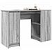 Scrivania Grigio Sonoma 120x42x76 cm in Legno Multistrato - Foto miniatura 3