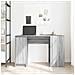 Scrivania Grigio Sonoma 120x42x76 cm in Legno Multistrato - Foto miniatura 5