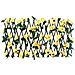 Lusso Casadino -  Traliccio Edera Artificiale Espandibile Giallo 180x20 Cm - Foto miniatura 1